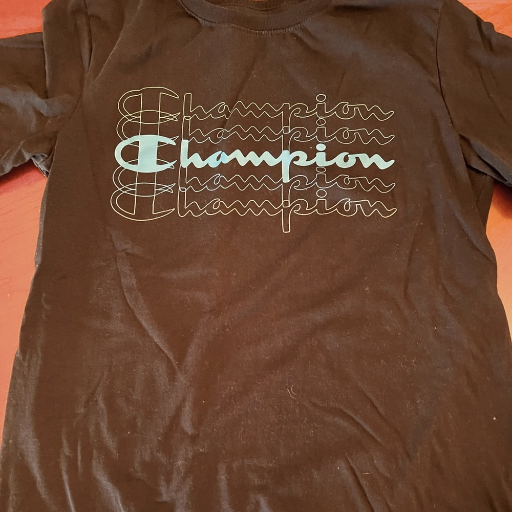 Navy Blue Champion Tee